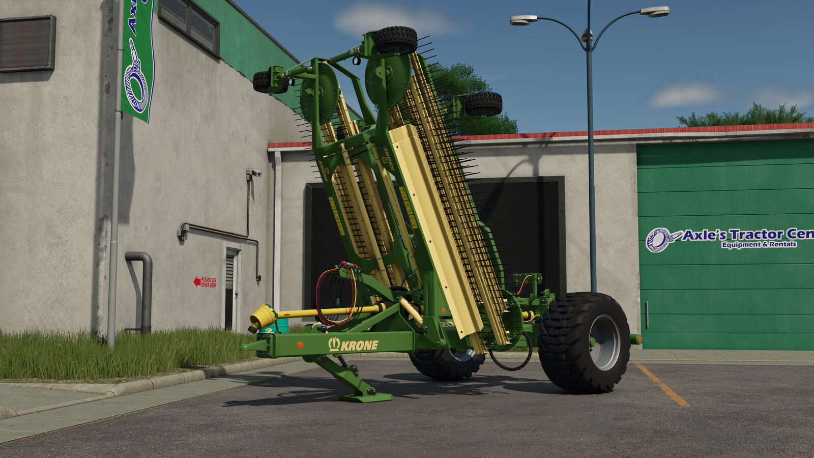 Immagine della mod Krone Trailed Windrower