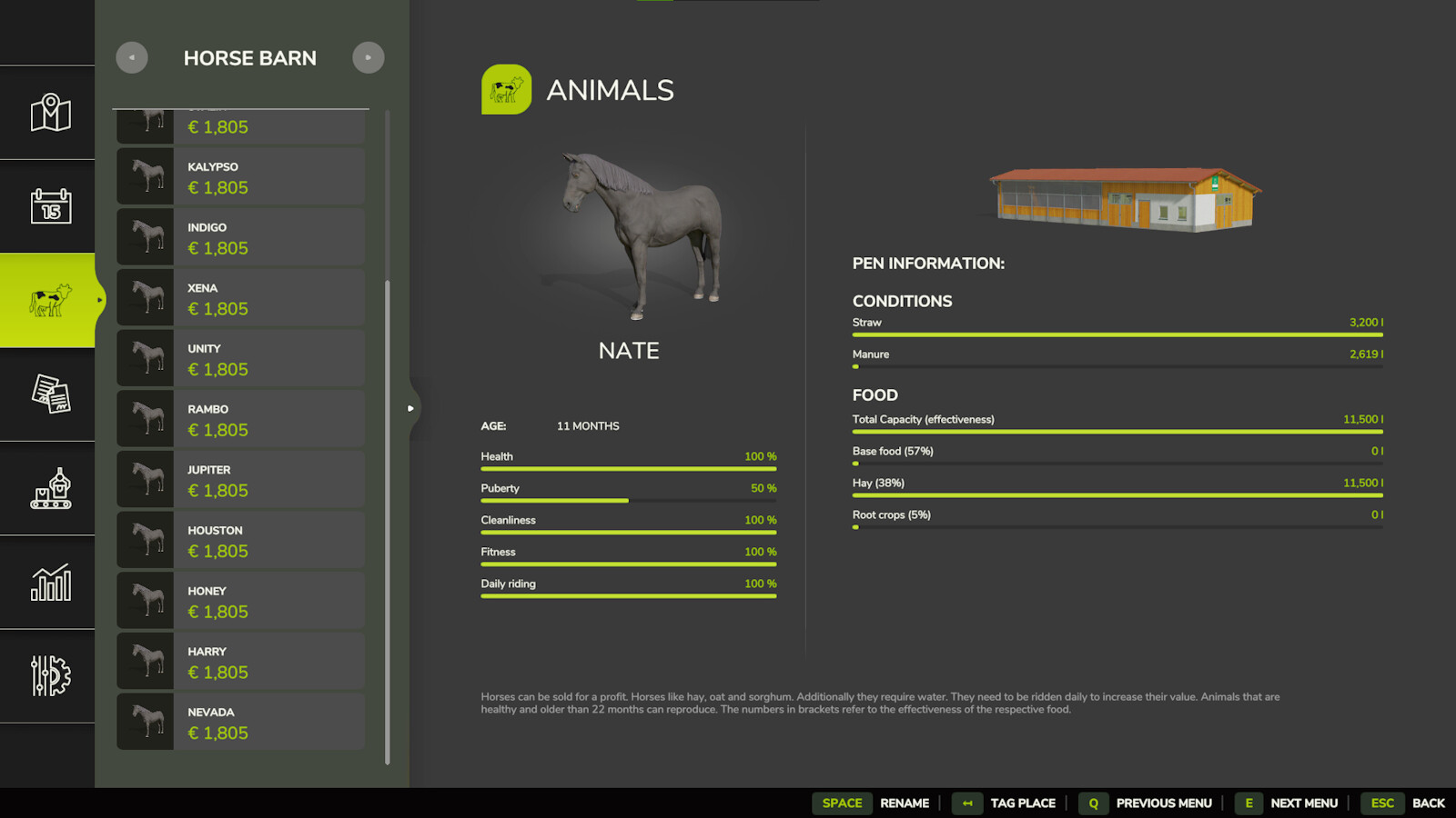 Immagine della mod Better Horse Value